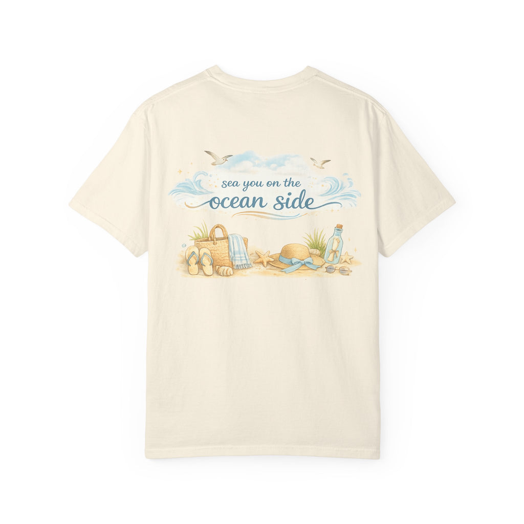 Ocean Side Beach T-Shirt — "See You on the Ocean Side" Summer Tee