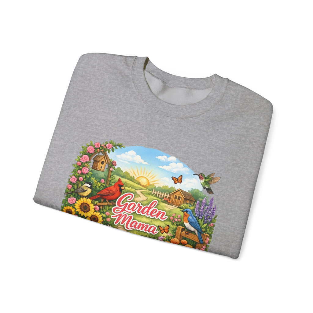 Garden Mama Crewneck Sweatshirt — Floral Cottagecore Gardening Gift