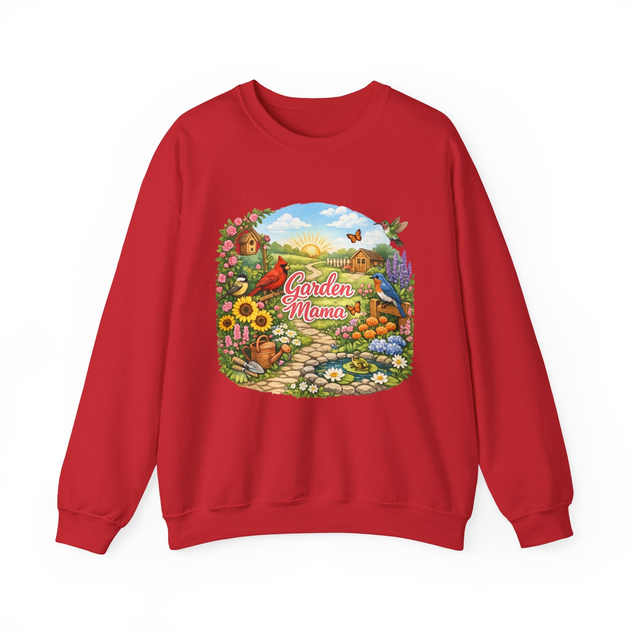 Garden Mama Crewneck Sweatshirt — Floral Cottagecore Gardening Gift