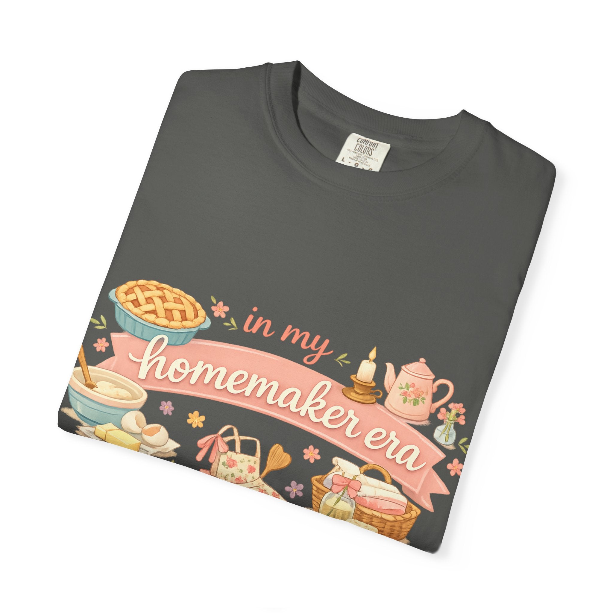 Homemaker Era T-Shirt — Vintage Baking & Cozy Homelife Graphic Tee