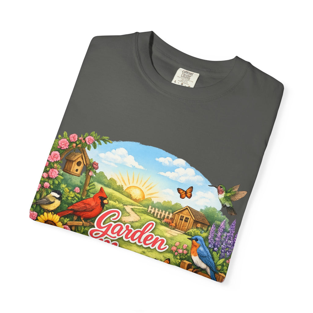 Garden Mama T-Shirt — Floral Cottage Garden Tee for Moms & Gardeners