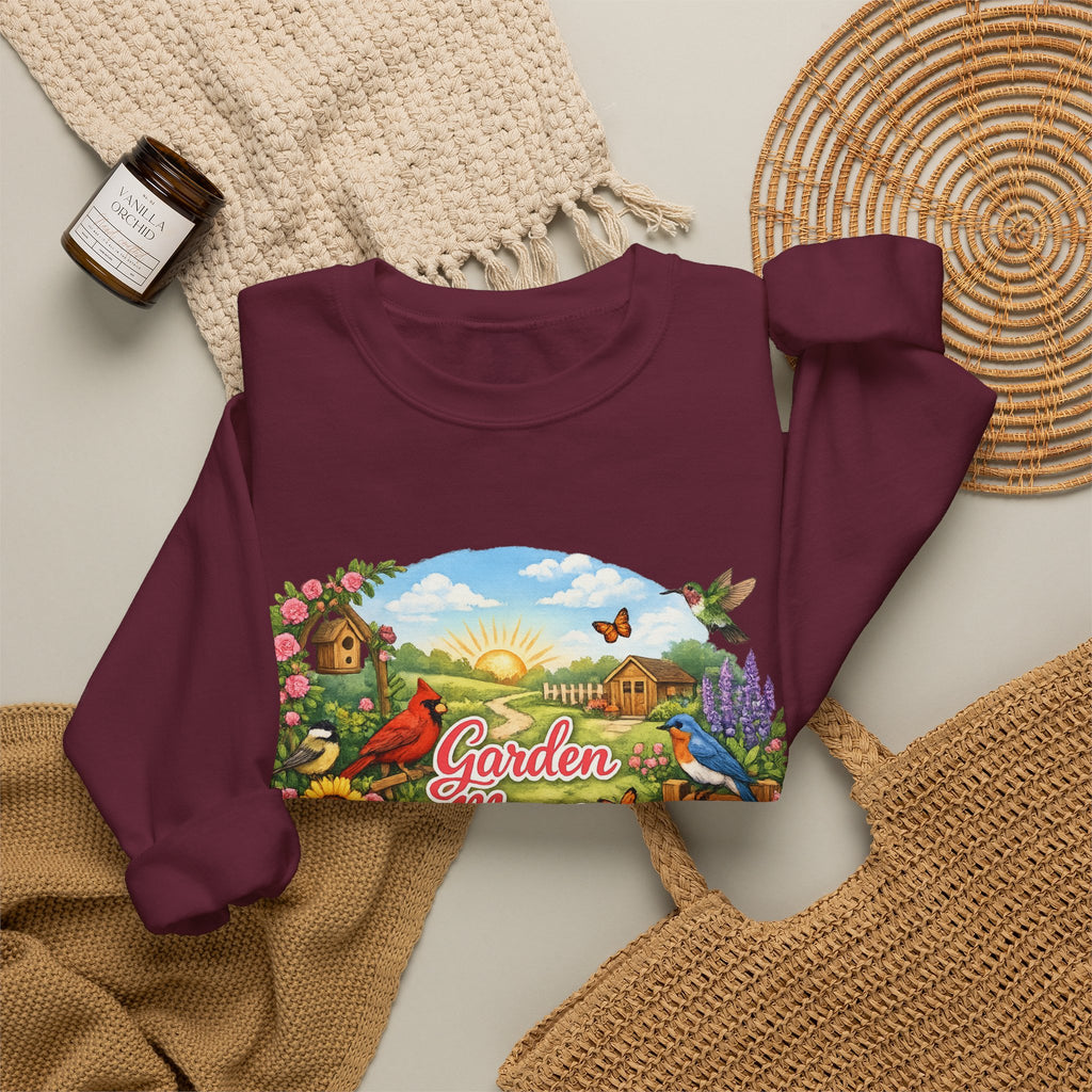 Garden Mama Crewneck Sweatshirt — Floral Cottagecore Gardening Gift