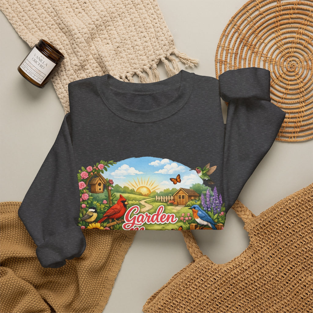 Garden Mama Crewneck Sweatshirt — Floral Cottagecore Gardening Gift