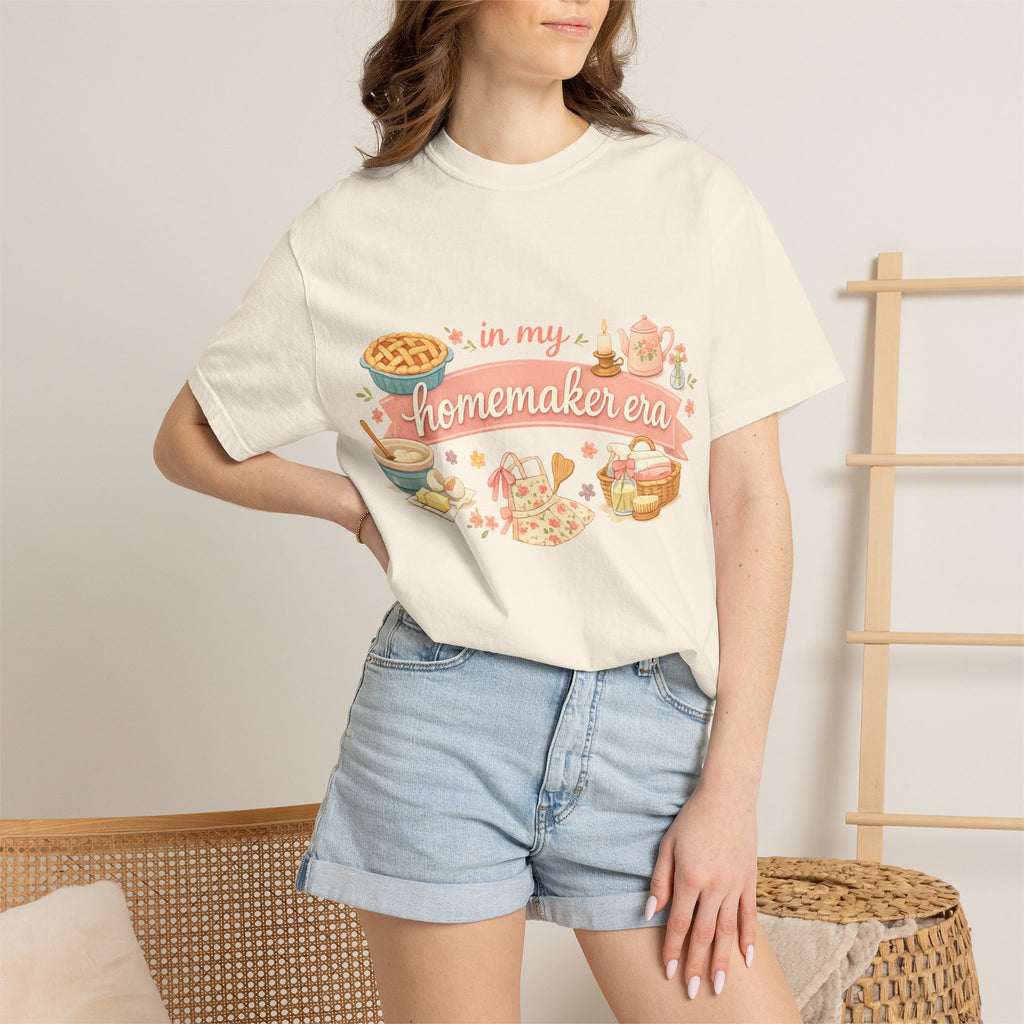 Homemaker Era T-Shirt — Vintage Baking & Cozy Homelife Graphic Tee