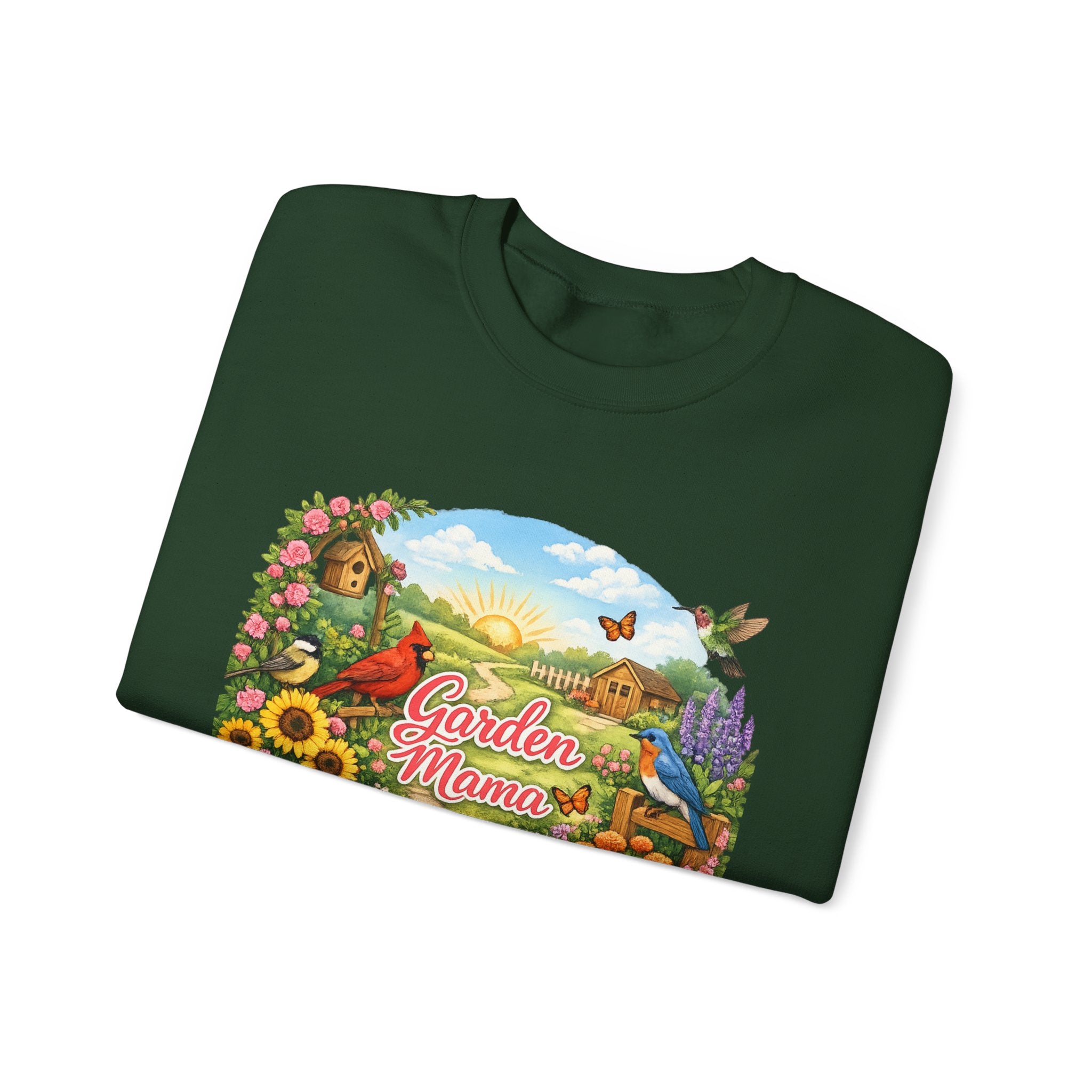 Garden Mama Crewneck Sweatshirt — Floral Cottagecore Gardening Gift