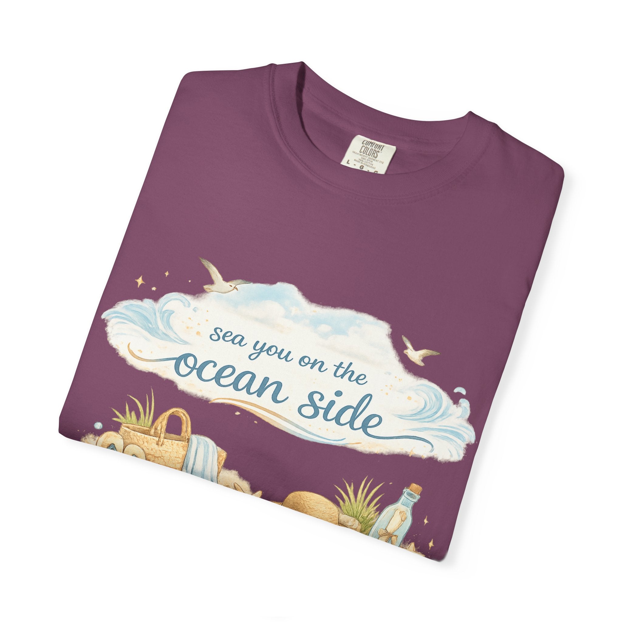Ocean Side Beach T-Shirt — "See You on the Ocean Side" Summer Tee