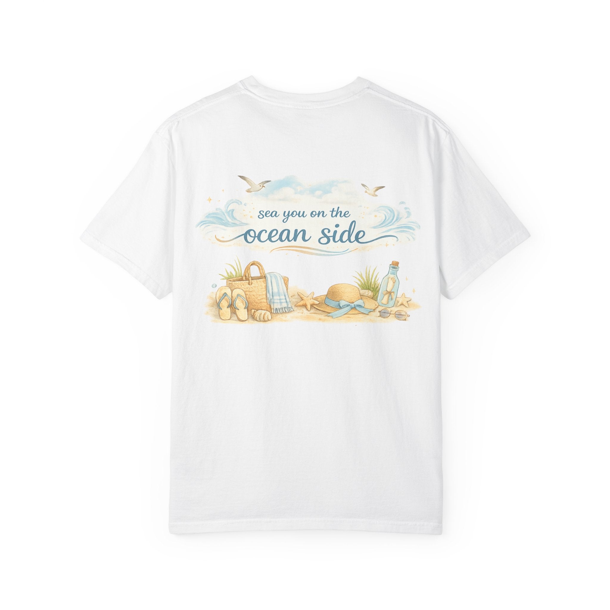 Ocean Side Beach T-Shirt — "See You on the Ocean Side" Summer Tee