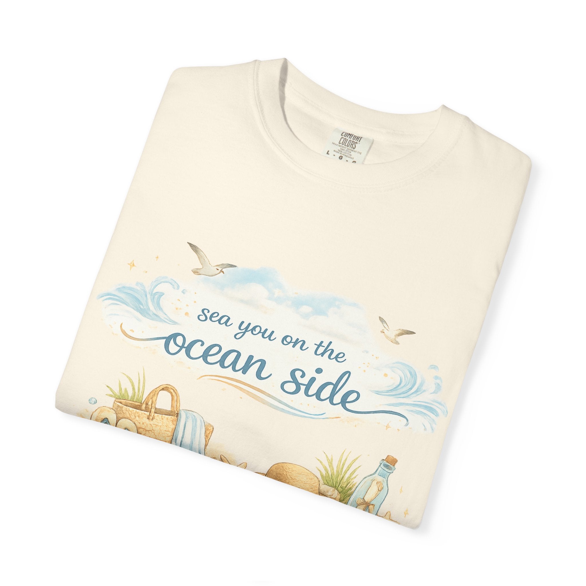 Ocean Side Beach T-Shirt — "See You on the Ocean Side" Summer Tee