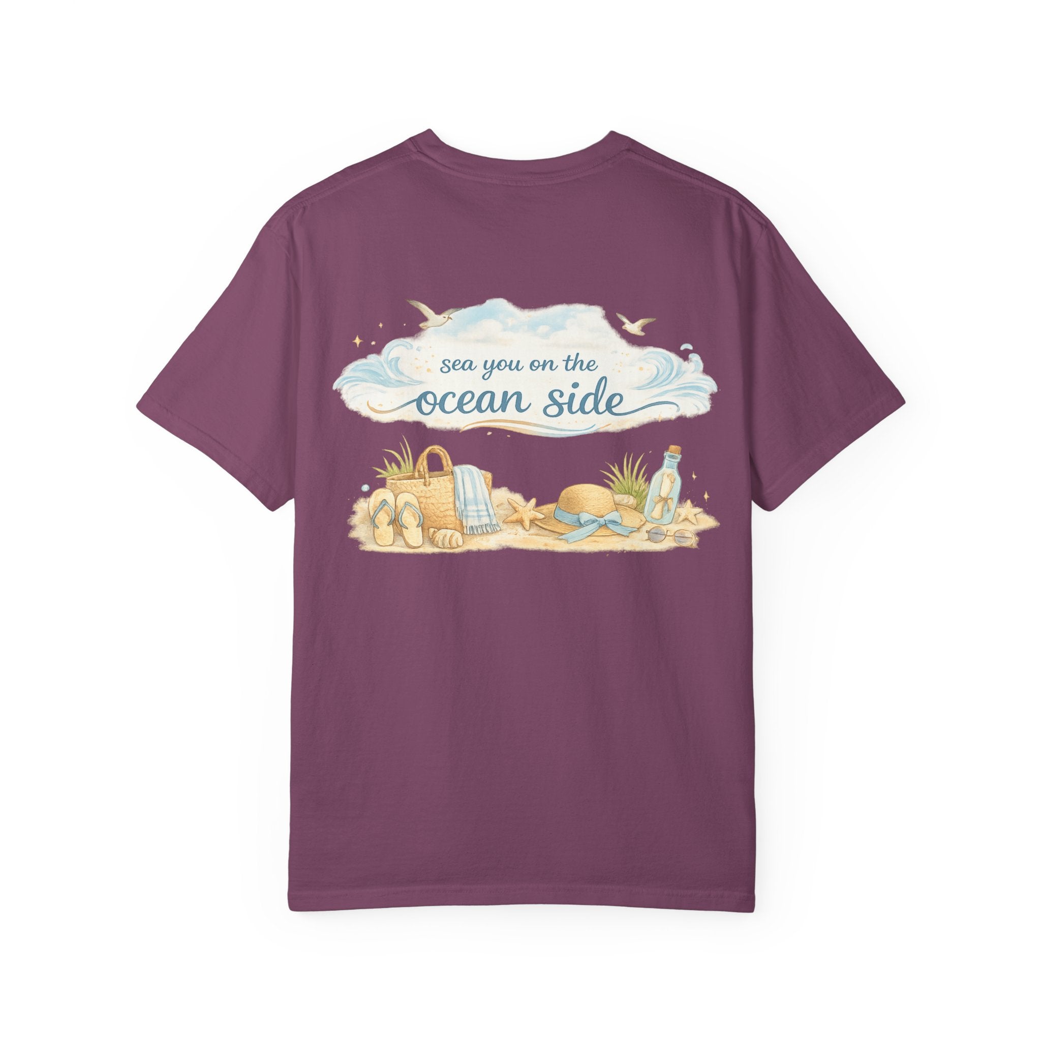 Ocean Side Beach T-Shirt — "See You on the Ocean Side" Summer Tee