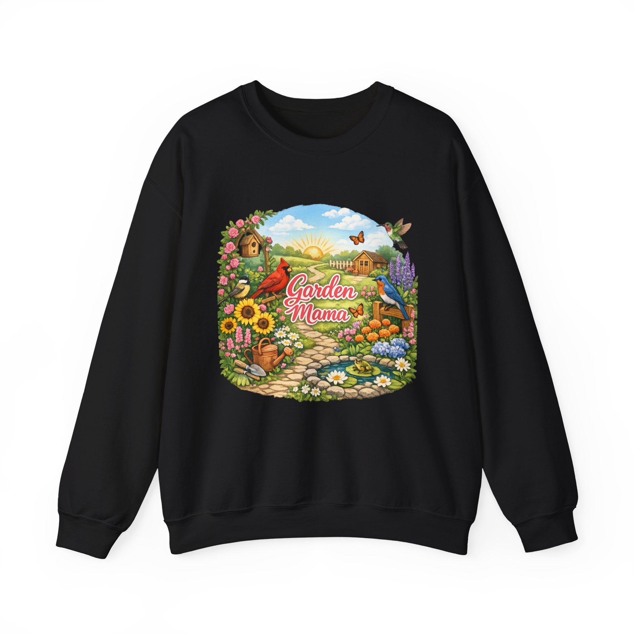 Garden Mama Crewneck Sweatshirt — Floral Cottagecore Gardening Gift