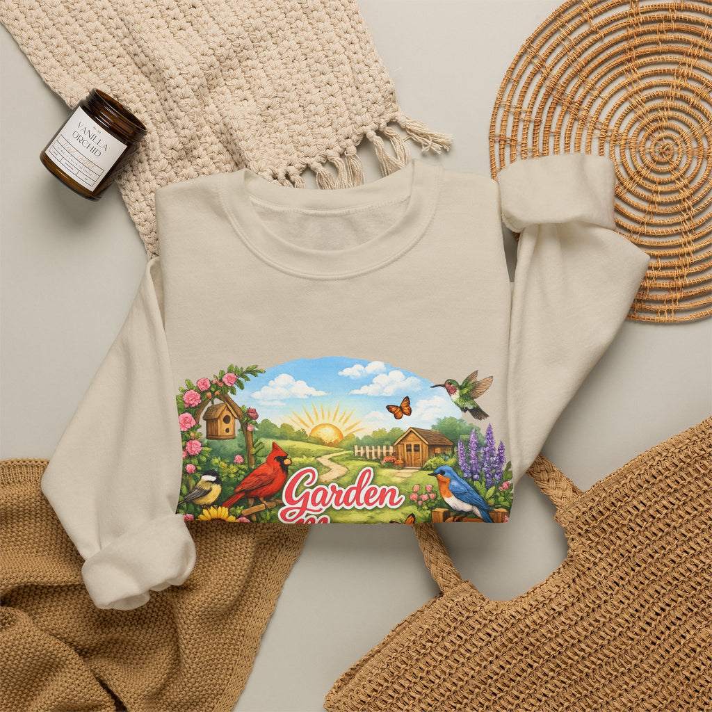 Garden Mama Crewneck Sweatshirt — Floral Cottagecore Gardening Gift