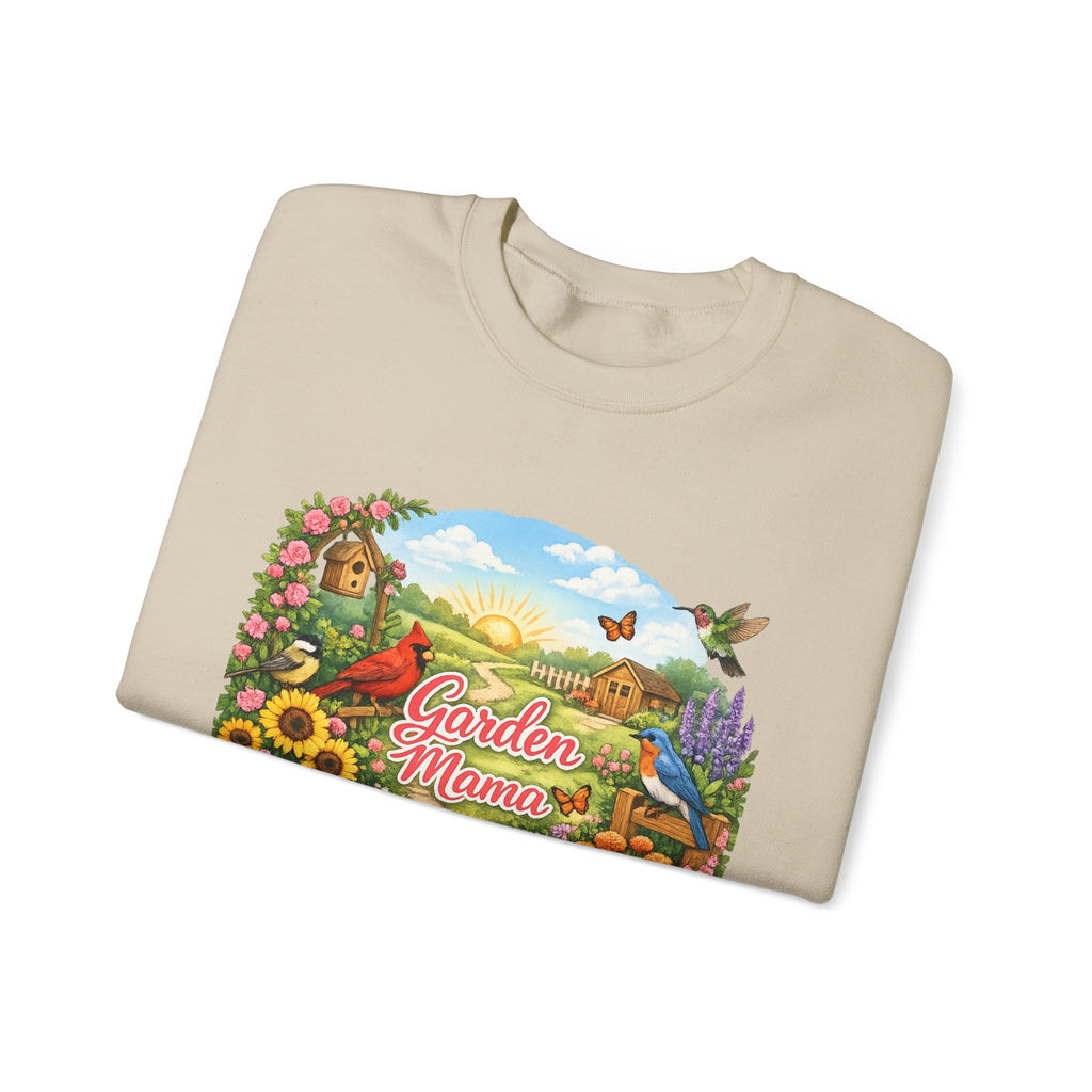 Garden Mama Crewneck Sweatshirt — Floral Cottagecore Gardening Gift