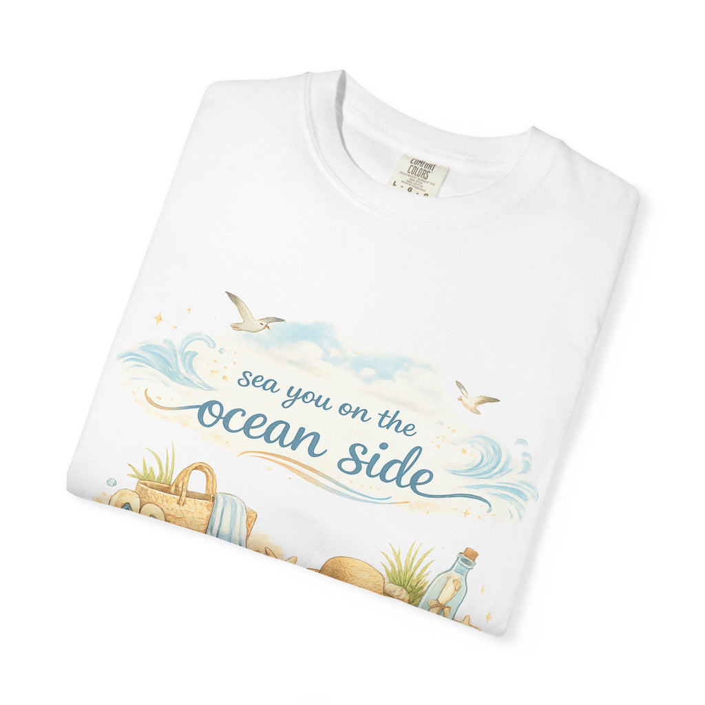 Ocean Side Beach T-Shirt — "See You on the Ocean Side" Summer Tee