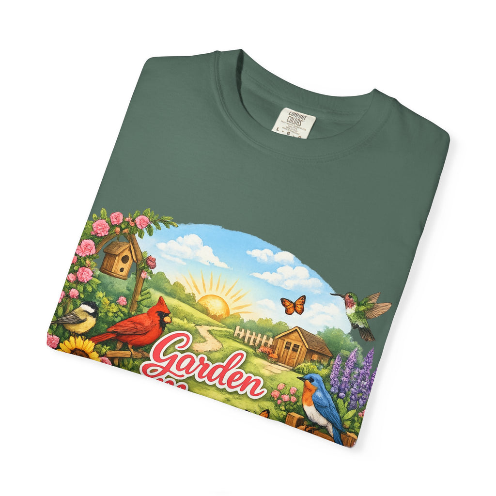 Garden Mama T-Shirt — Floral Cottage Garden Tee for Moms & Gardeners