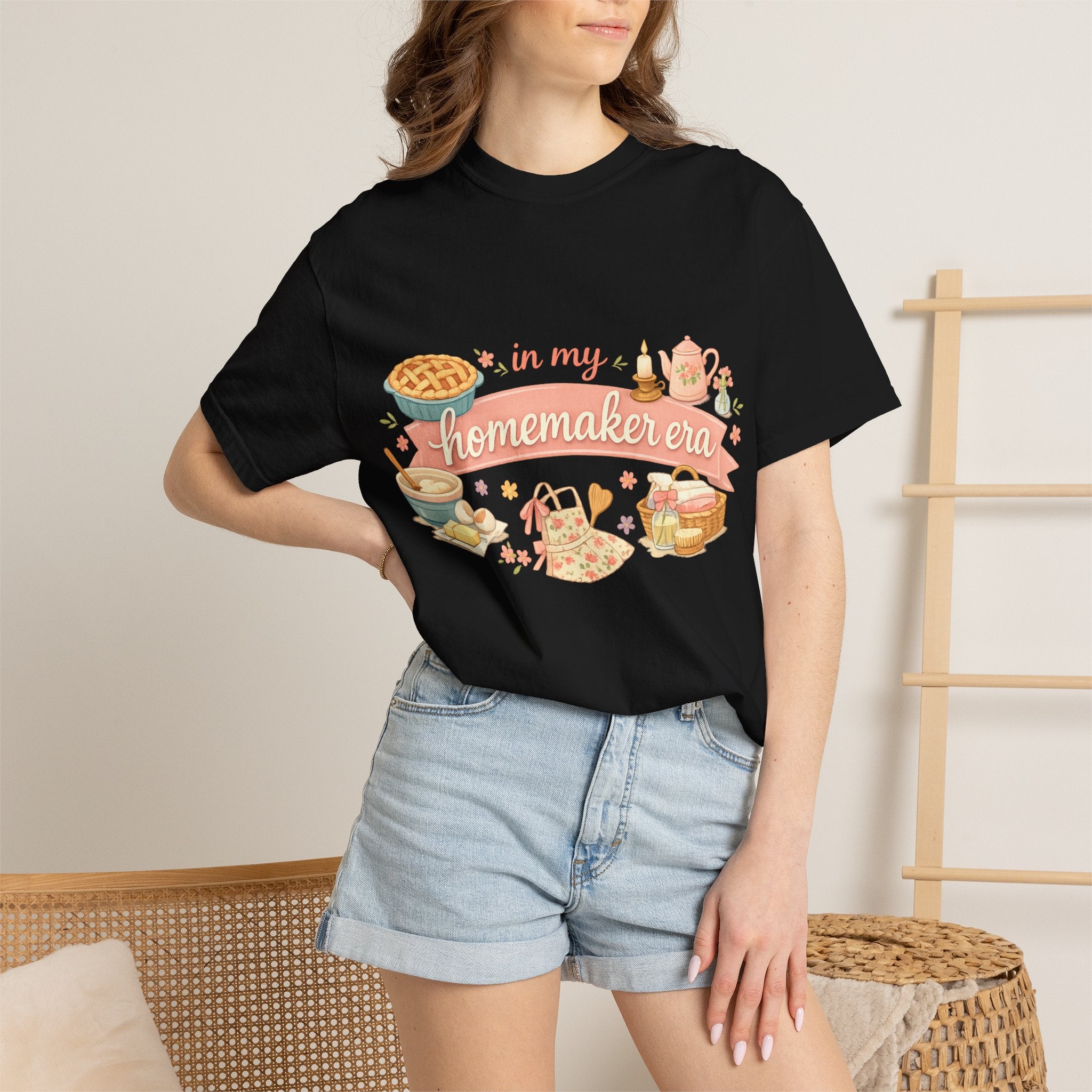 Homemaker Era T-Shirt — Vintage Baking & Cozy Homelife Graphic Tee