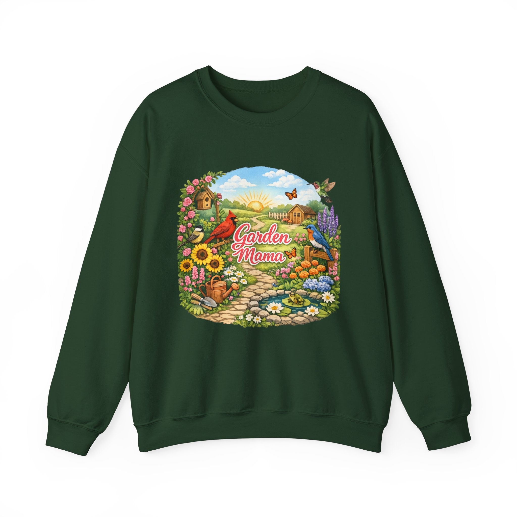 Garden Mama Crewneck Sweatshirt — Floral Cottagecore Gardening Gift