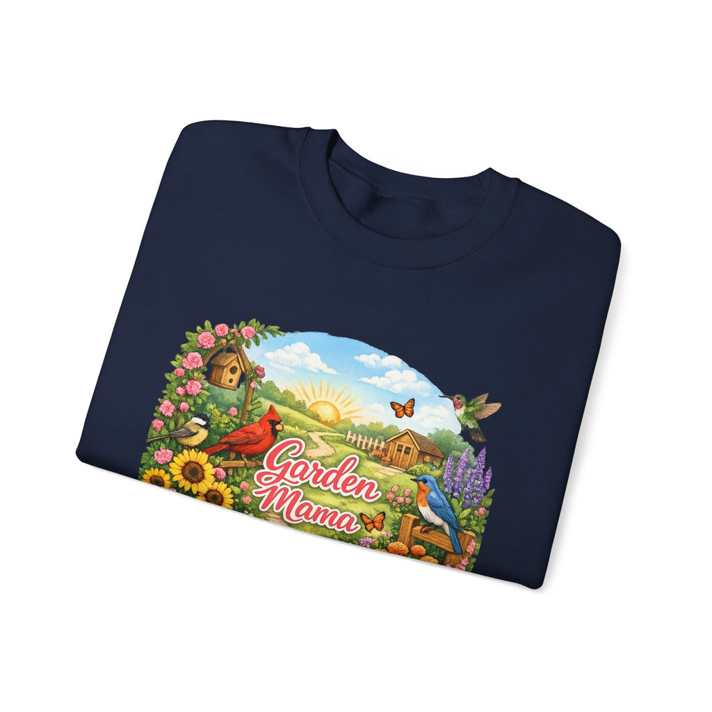 Garden Mama Crewneck Sweatshirt — Floral Cottagecore Gardening Gift