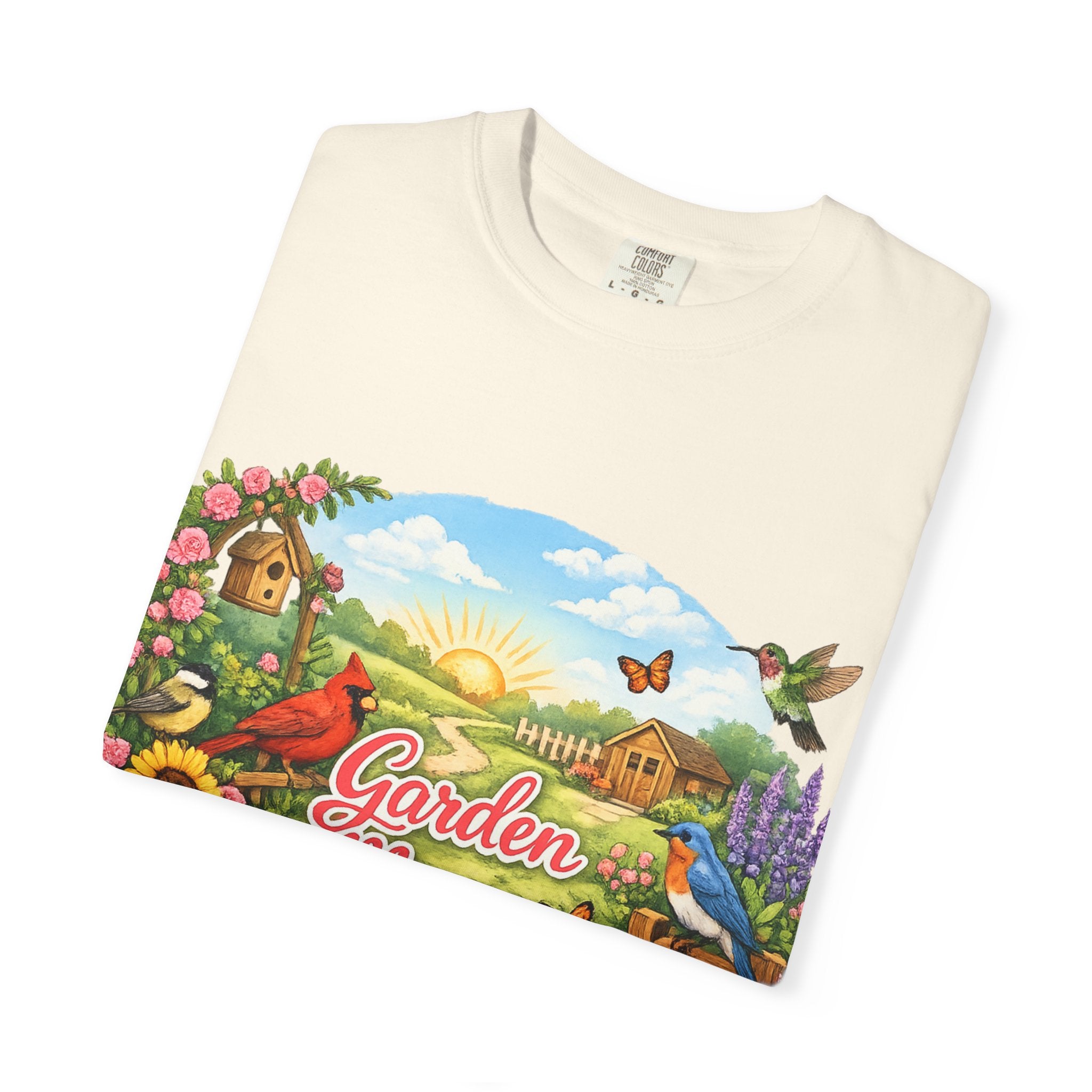 Garden Mama T-Shirt — Floral Cottage Garden Tee for Moms & Gardeners