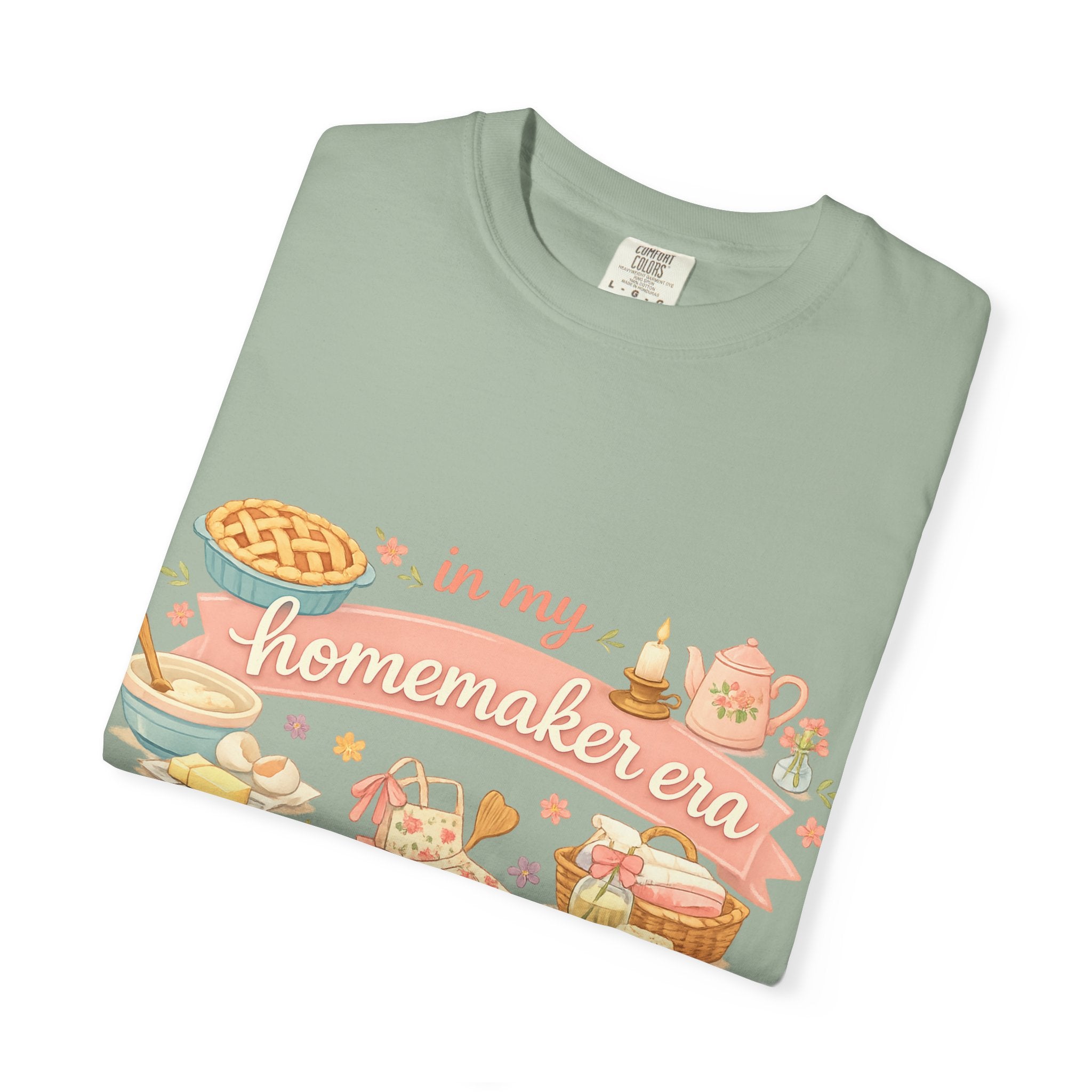 Homemaker Era T-Shirt — Vintage Baking & Cozy Homelife Graphic Tee