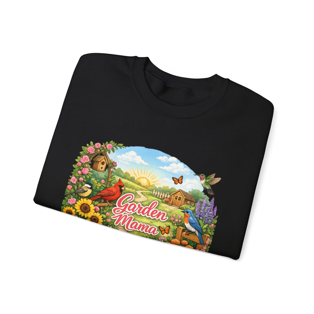 Garden Mama Crewneck Sweatshirt — Floral Cottagecore Gardening Gift