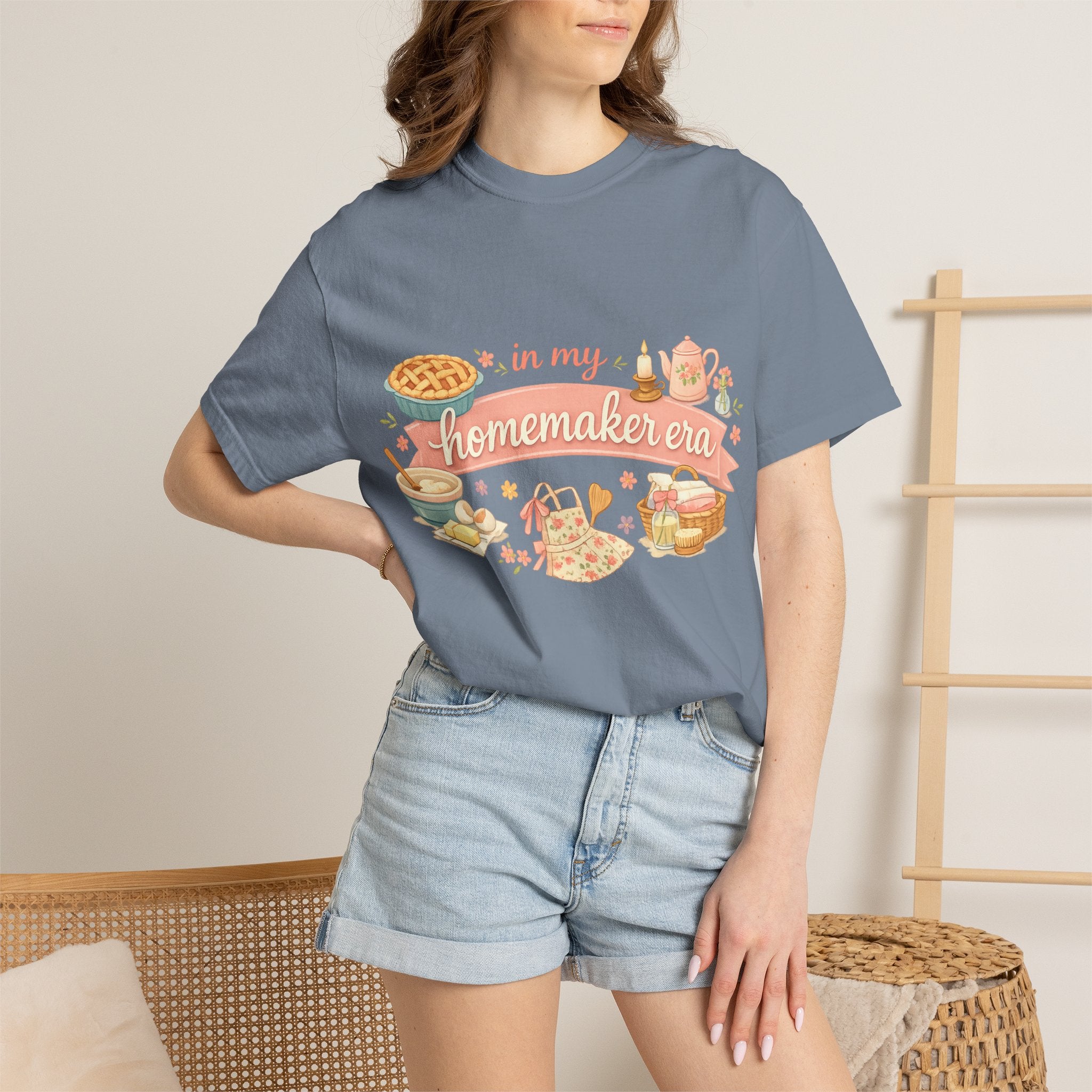 Homemaker Era T-Shirt — Vintage Baking & Cozy Homelife Graphic Tee