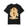 Faith Over Fear T-Shirt — Cross & Draped Cloth Christian Tee