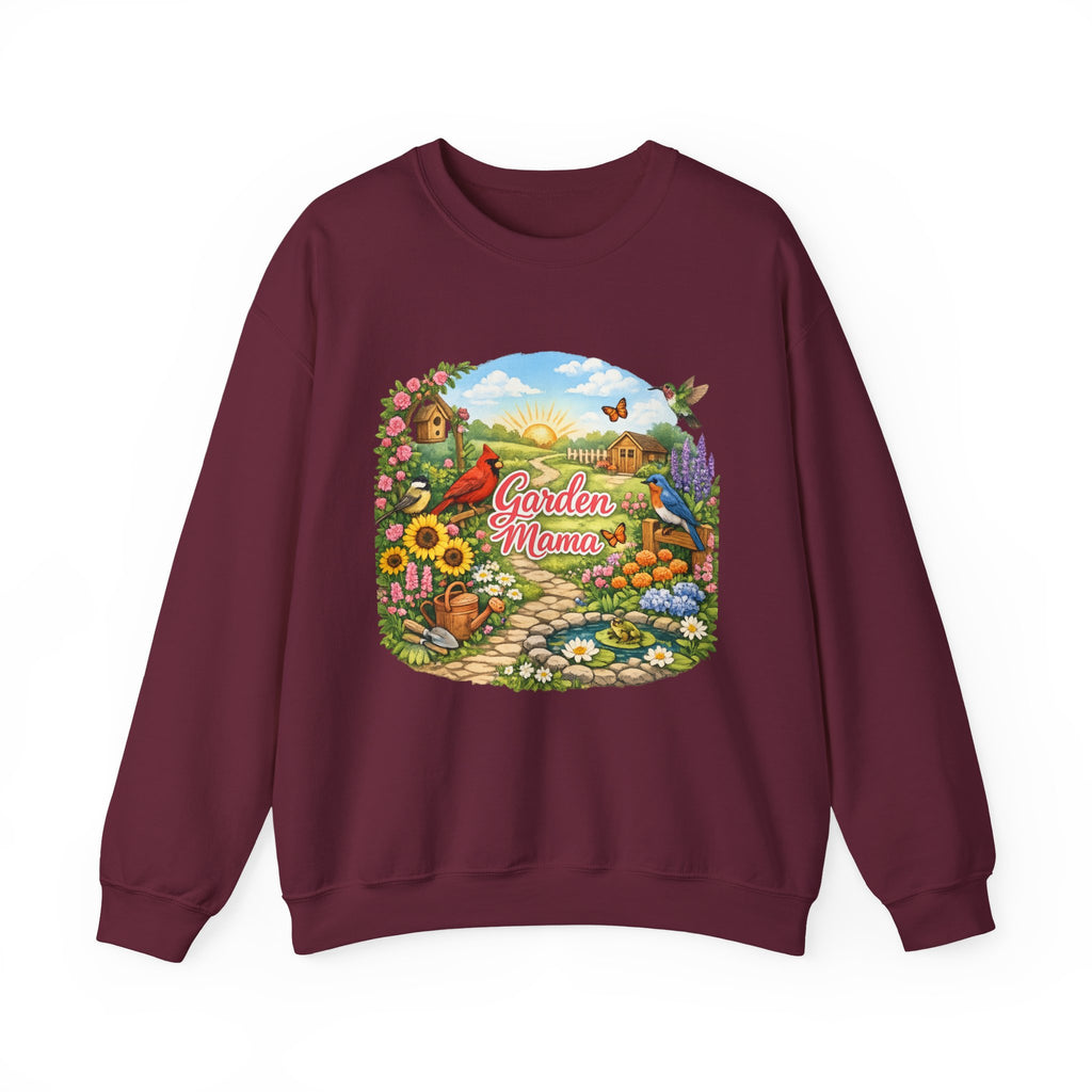 Garden Mama Crewneck Sweatshirt — Floral Cottagecore Gardening Gift