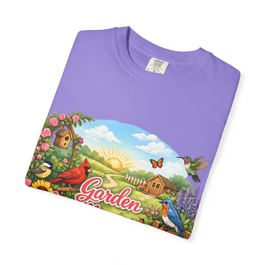 Garden Mama T-Shirt — Floral Cottage Garden Tee for Moms & Gardeners