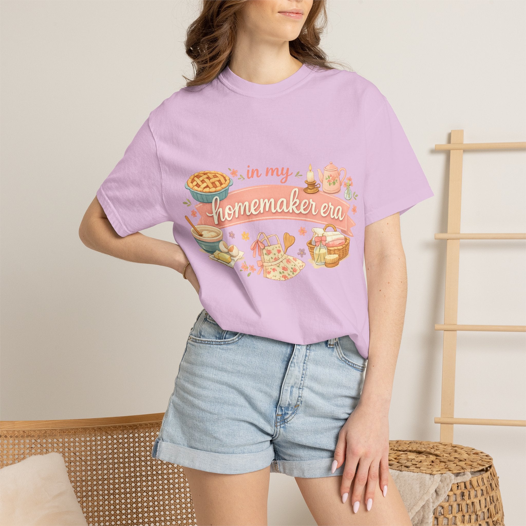 Homemaker Era T-Shirt — Vintage Baking & Cozy Homelife Graphic Tee