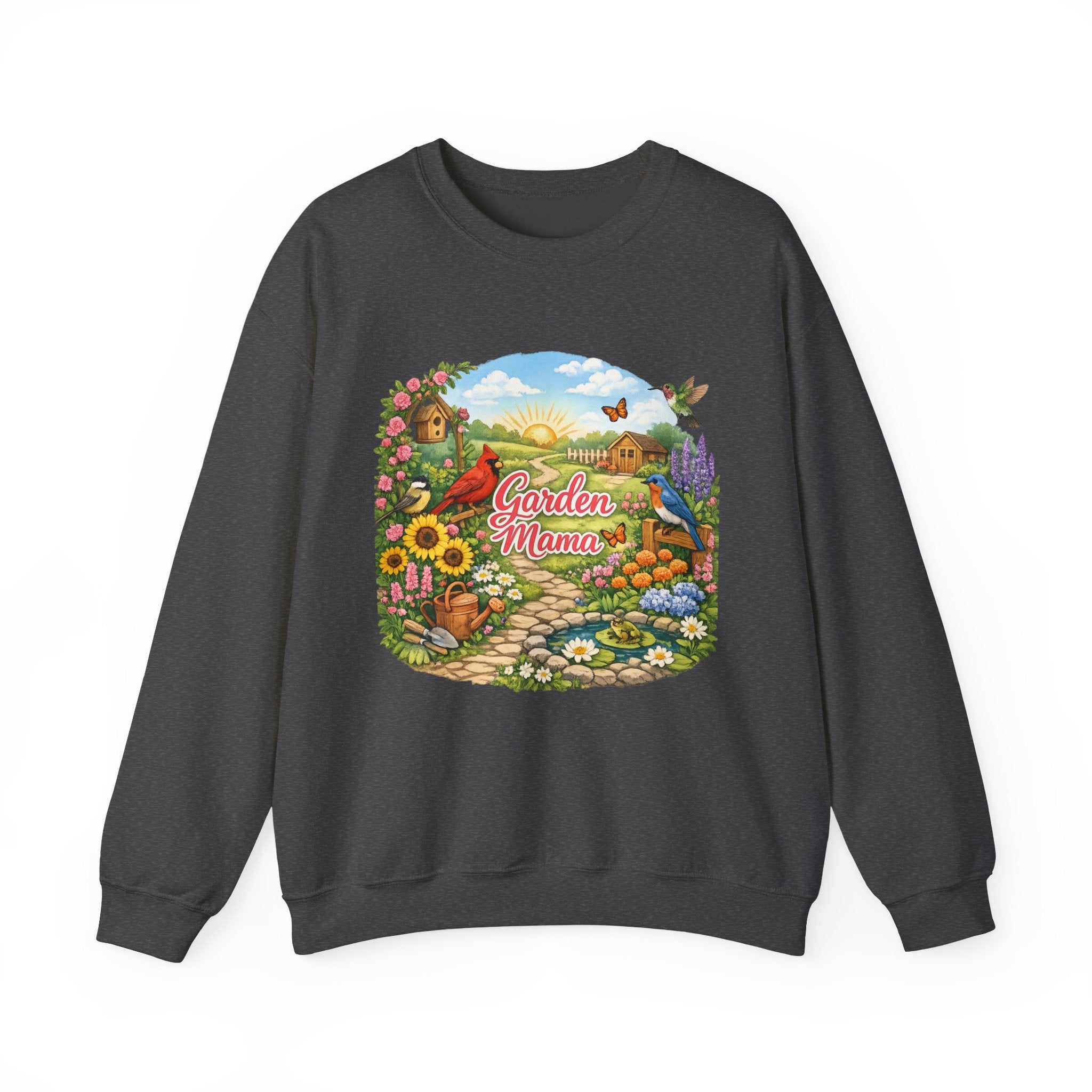 Garden Mama Crewneck Sweatshirt — Floral Cottagecore Gardening Gift