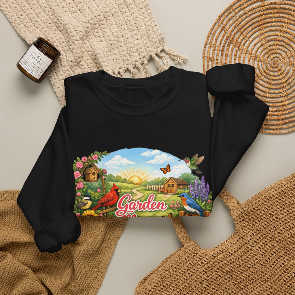 Garden Mama Crewneck Sweatshirt — Floral Cottagecore Gardening Gift