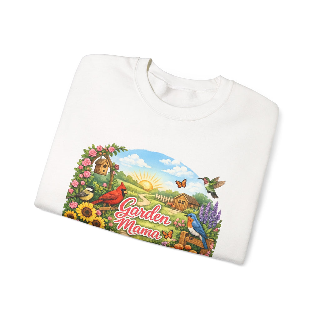 Garden Mama Crewneck Sweatshirt — Floral Cottagecore Gardening Gift