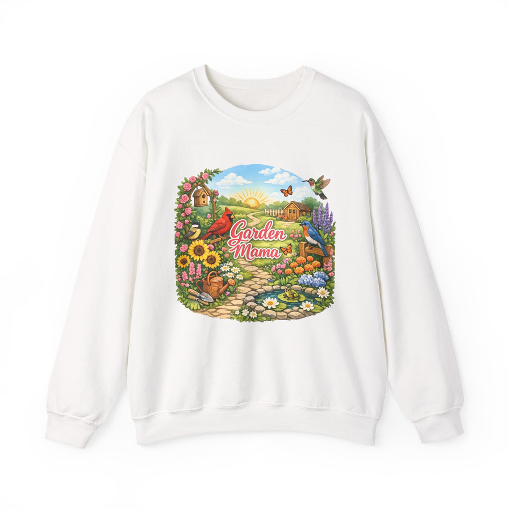Garden Mama Crewneck Sweatshirt — Floral Cottagecore Gardening Gift