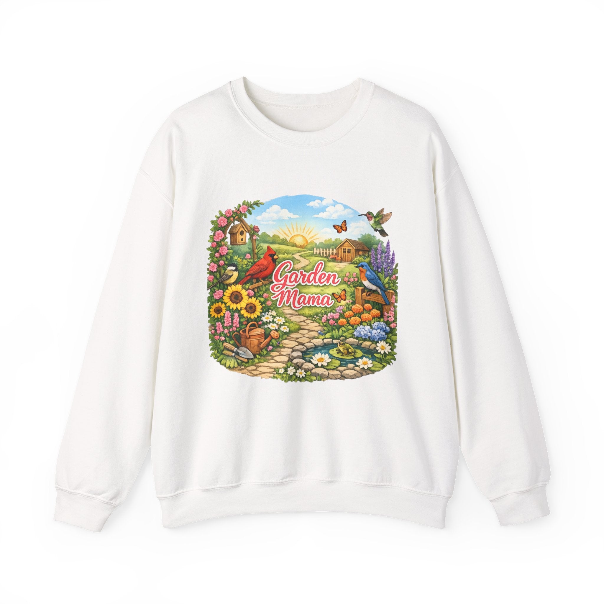 Garden Mama Crewneck Sweatshirt — Floral Cottagecore Gardening Gift
