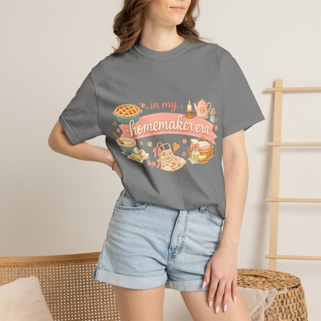 Homemaker Era T-Shirt — Vintage Baking & Cozy Homelife Graphic Tee