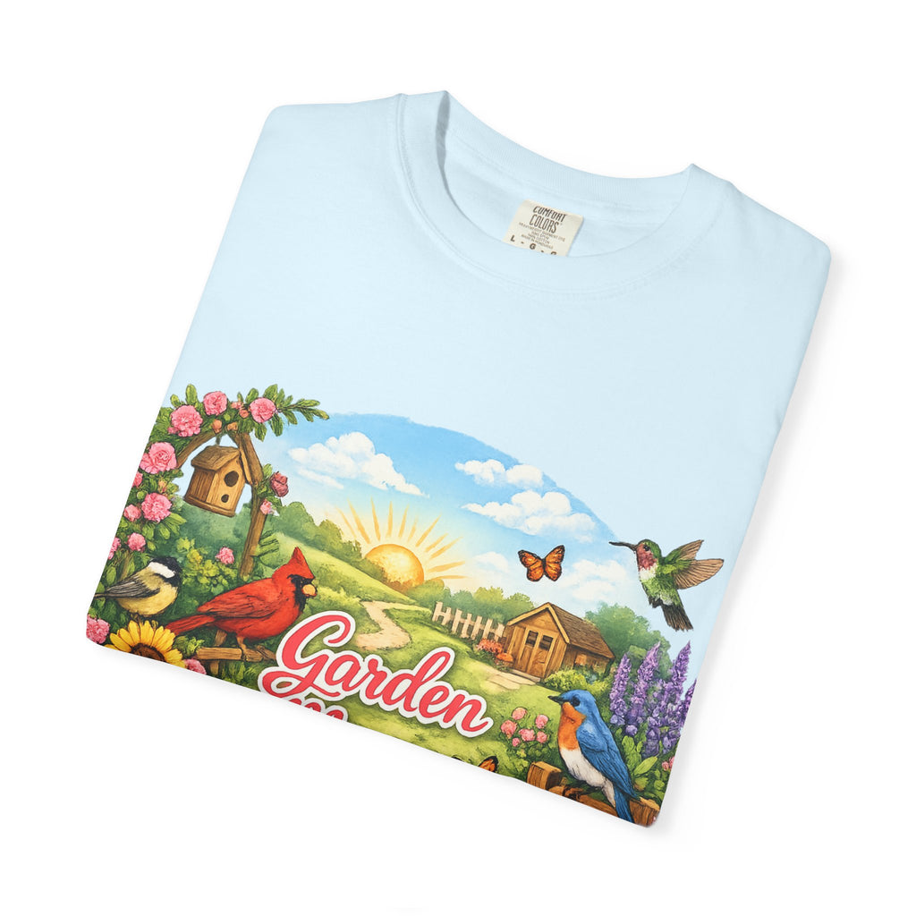 Garden Mama T-Shirt — Floral Cottage Garden Tee for Moms & Gardeners