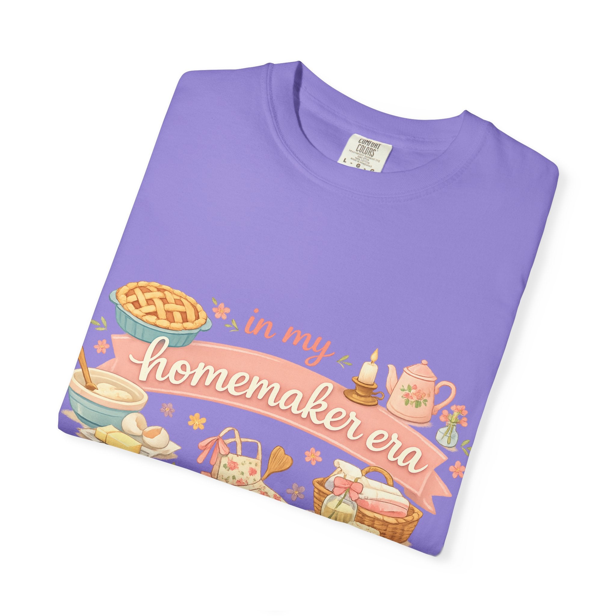 Homemaker Era T-Shirt — Vintage Baking & Cozy Homelife Graphic Tee