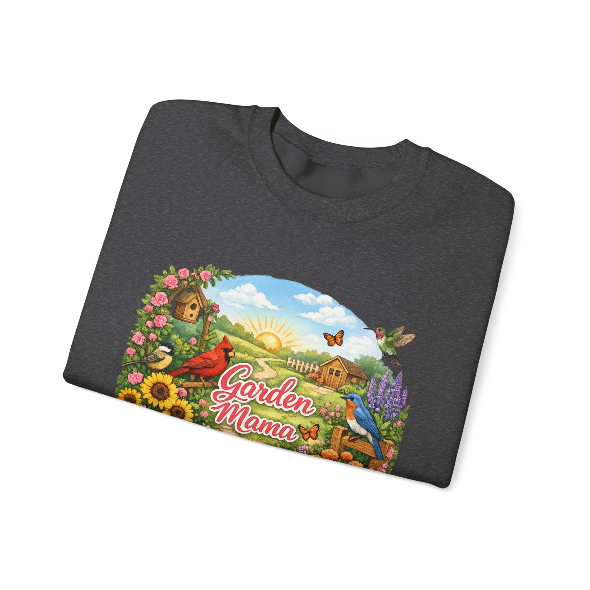 Garden Mama Crewneck Sweatshirt — Floral Cottagecore Gardening Gift