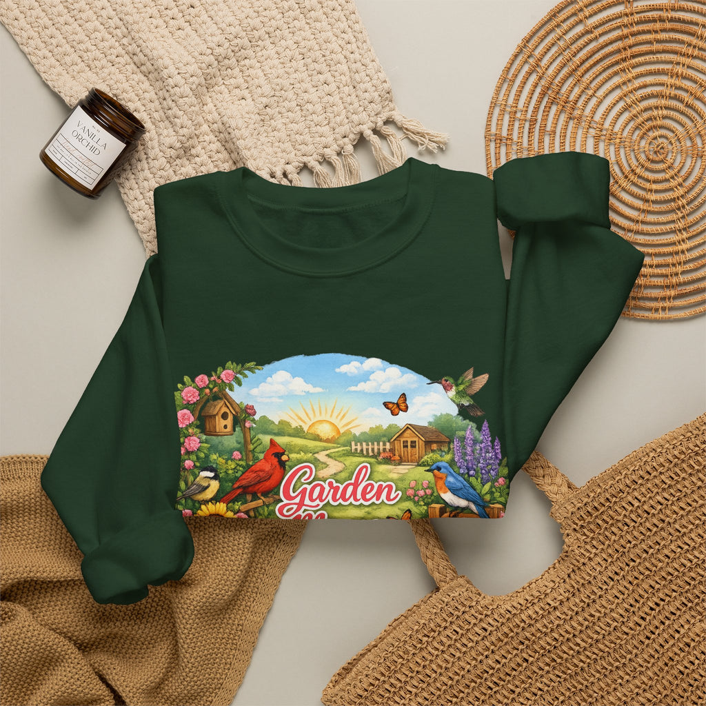 Garden Mama Crewneck Sweatshirt — Floral Cottagecore Gardening Gift