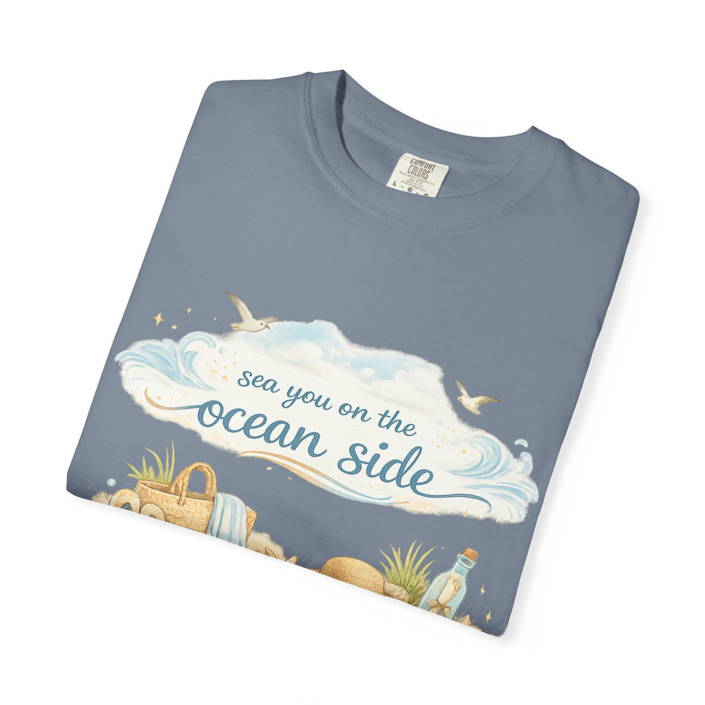 Ocean Side Beach T-Shirt — "See You on the Ocean Side" Summer Tee