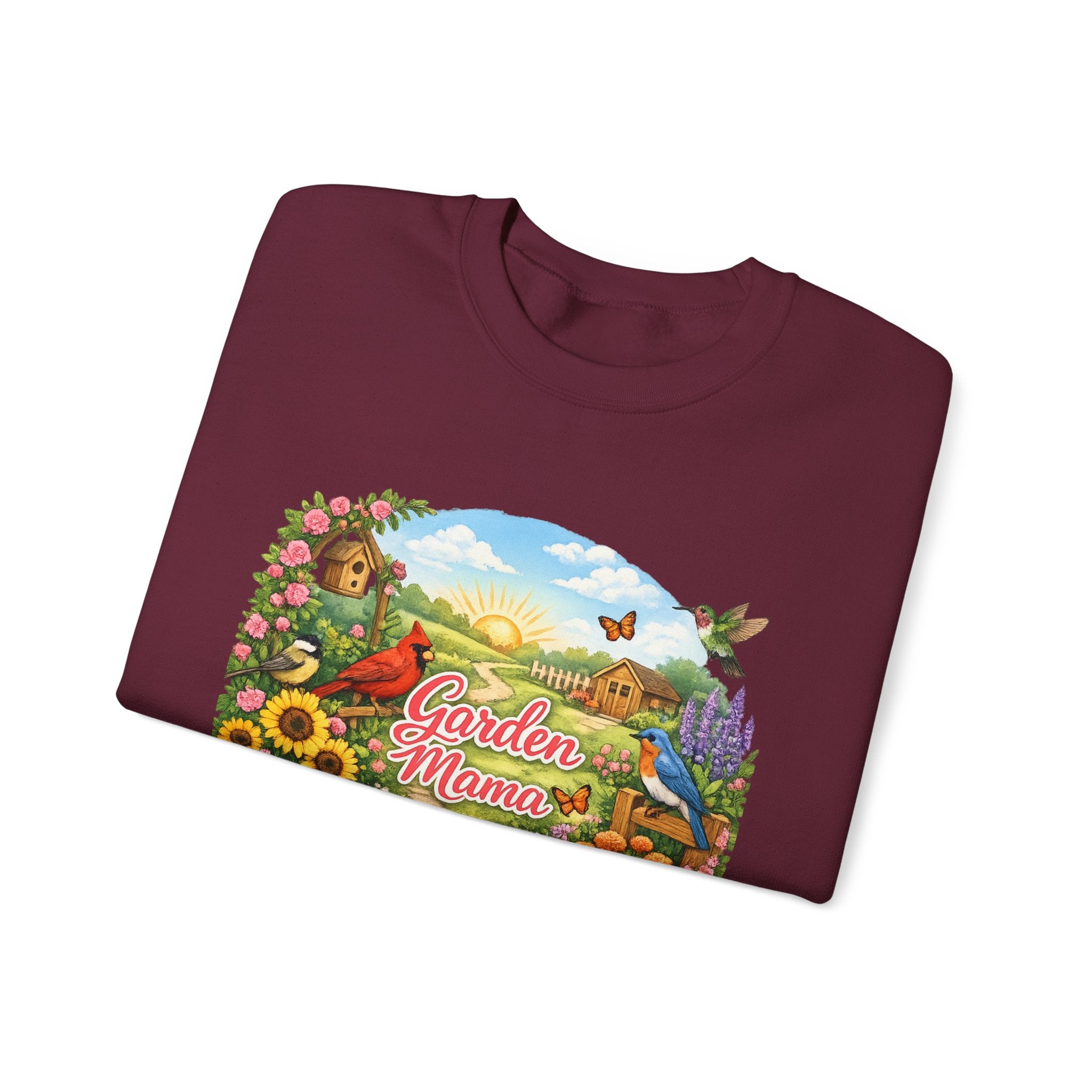 Garden Mama Crewneck Sweatshirt — Floral Cottagecore Gardening Gift