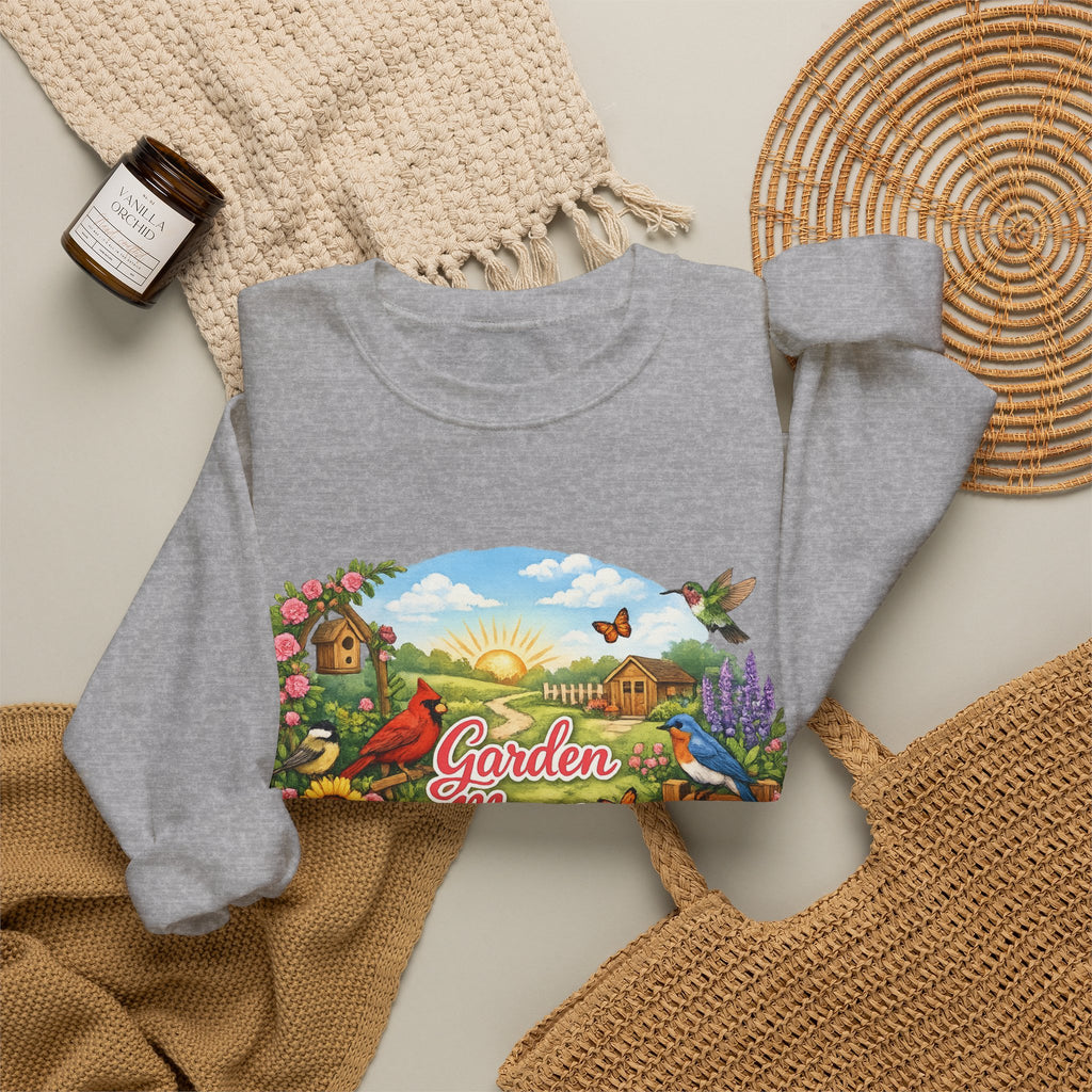 Garden Mama Crewneck Sweatshirt — Floral Cottagecore Gardening Gift