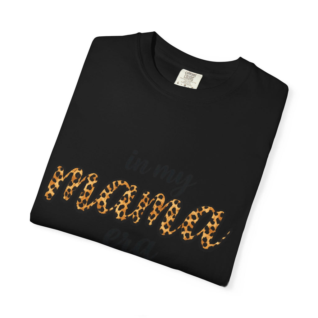 Mama Era Leopard Print T‑Shirt — "in my mama era" Casual Mom Tee