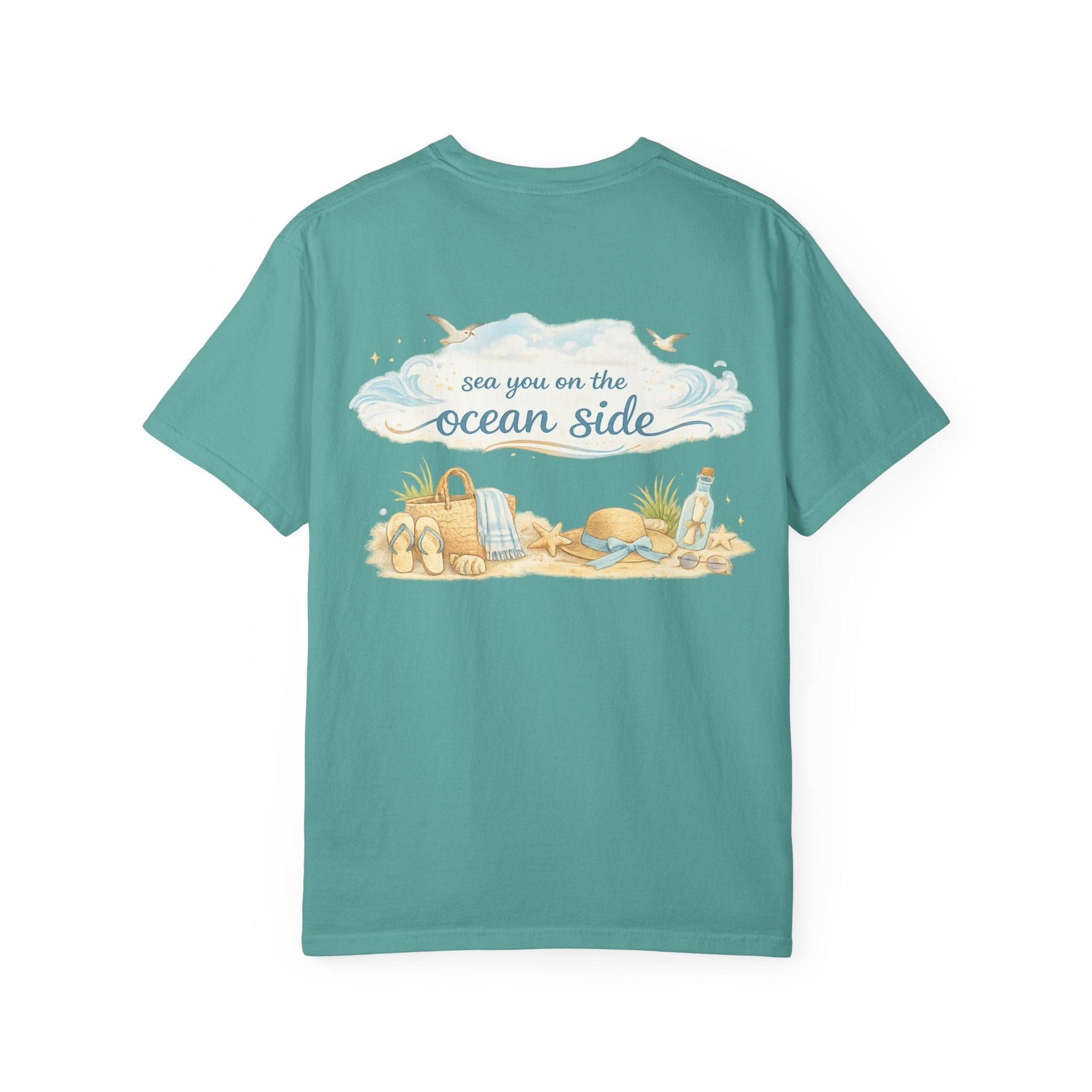 Ocean Side Beach T-Shirt — "See You on the Ocean Side" Summer Tee