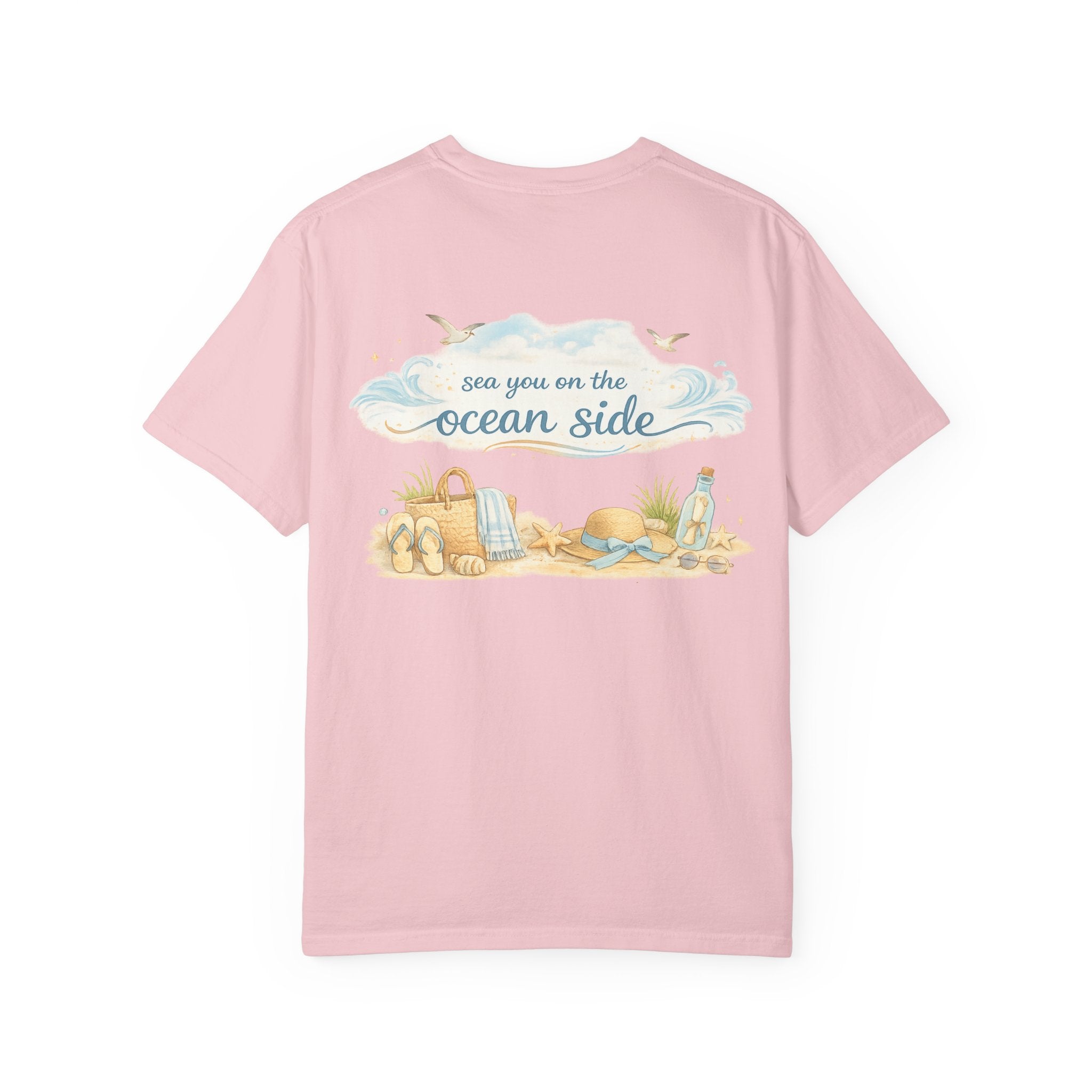 Ocean Side Beach T-Shirt — "See You on the Ocean Side" Summer Tee