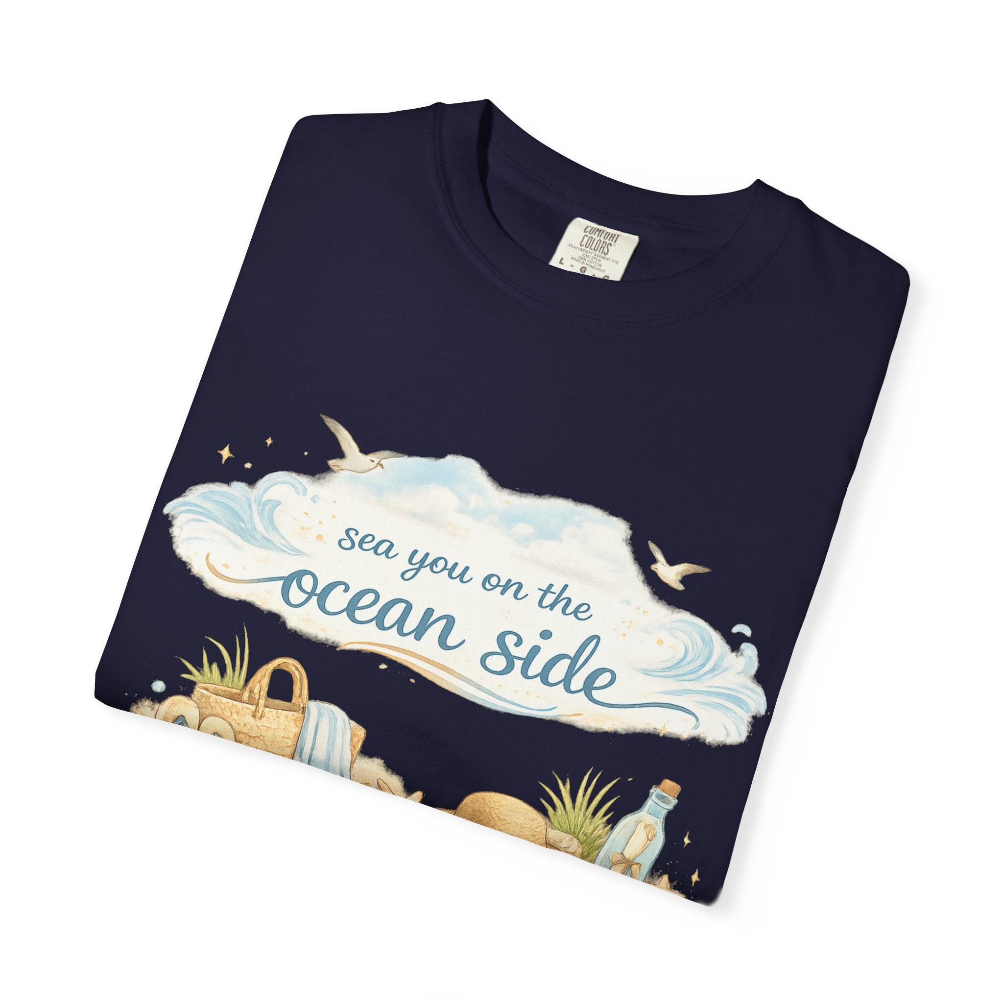 Ocean Side Beach T-Shirt — "See You on the Ocean Side" Summer Tee