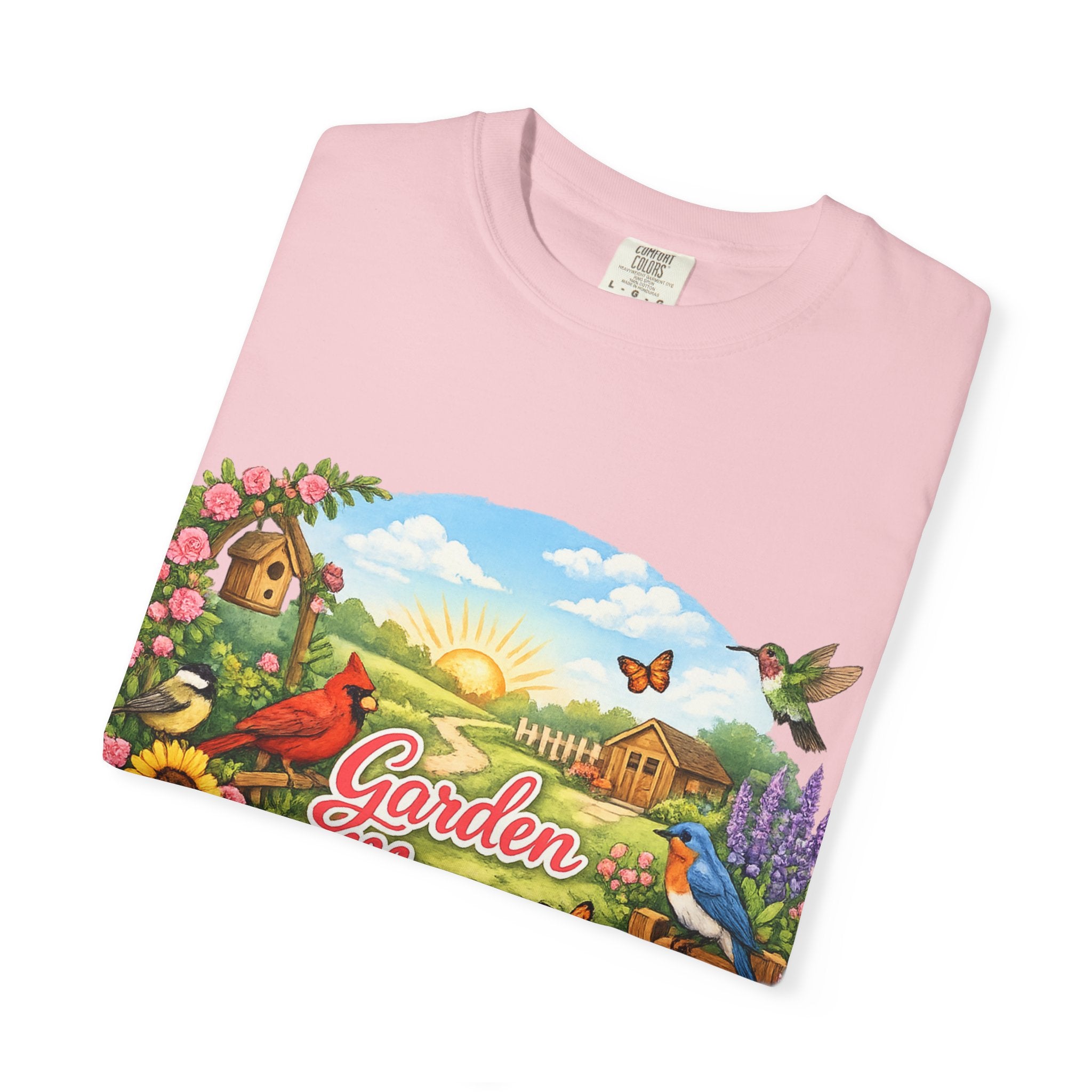 Garden Mama T-Shirt — Floral Cottage Garden Tee for Moms & Gardeners