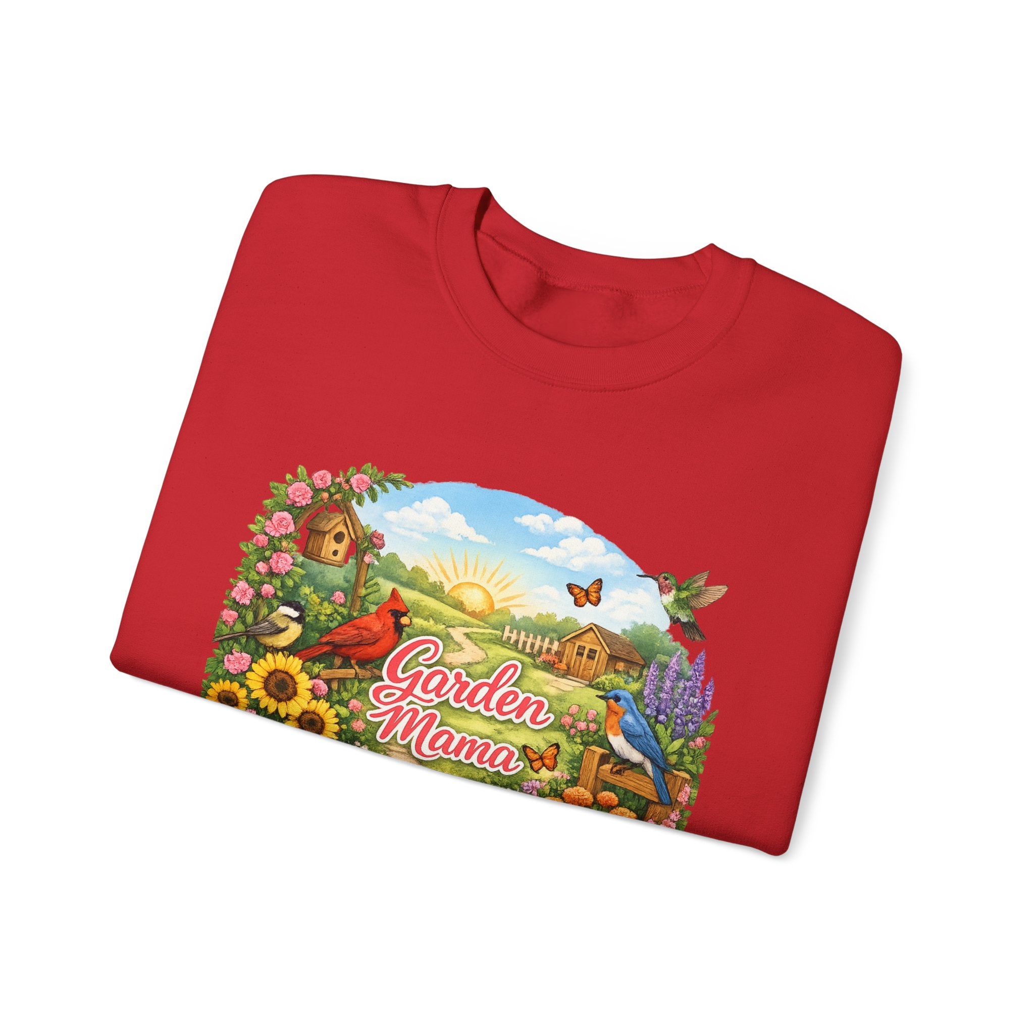 Garden Mama Crewneck Sweatshirt — Floral Cottagecore Gardening Gift