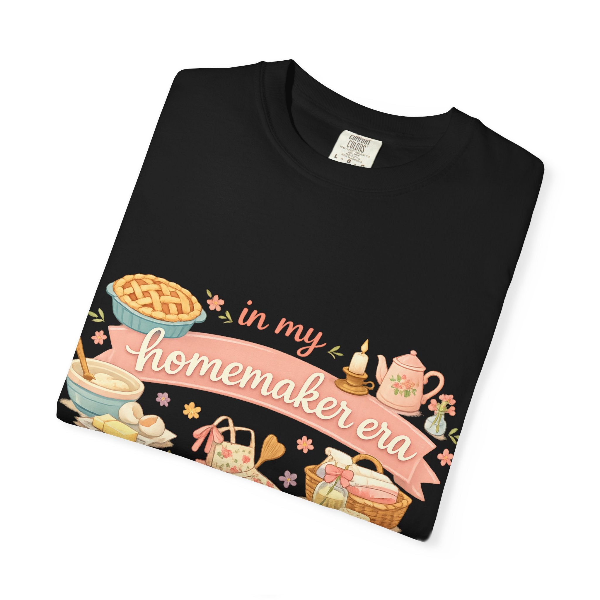 Homemaker Era T-Shirt — Vintage Baking & Cozy Homelife Graphic Tee