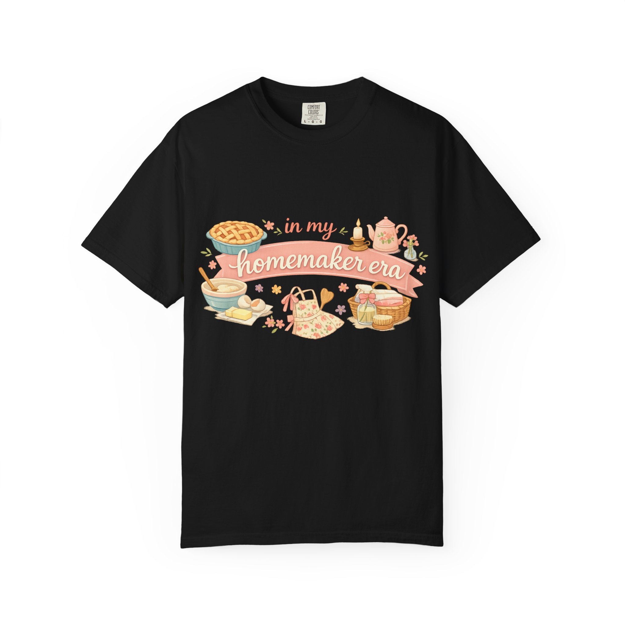 Homemaker Era T-Shirt — Vintage Baking & Cozy Homelife Graphic Tee